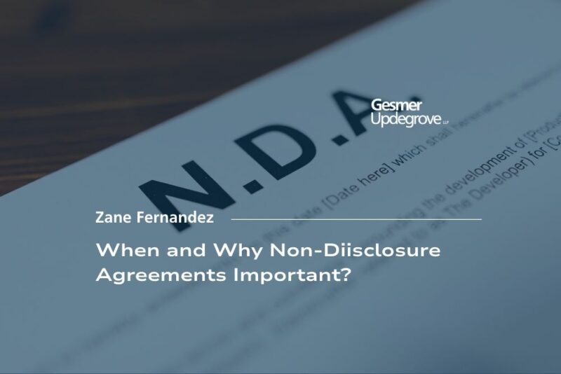 What and Why Non-Disclosure Agreements Important