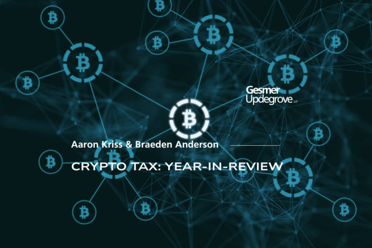 Crypto Tax: Year-In-Review